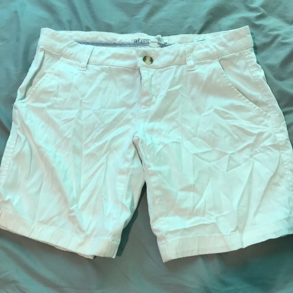 Aeropostale white long shorts